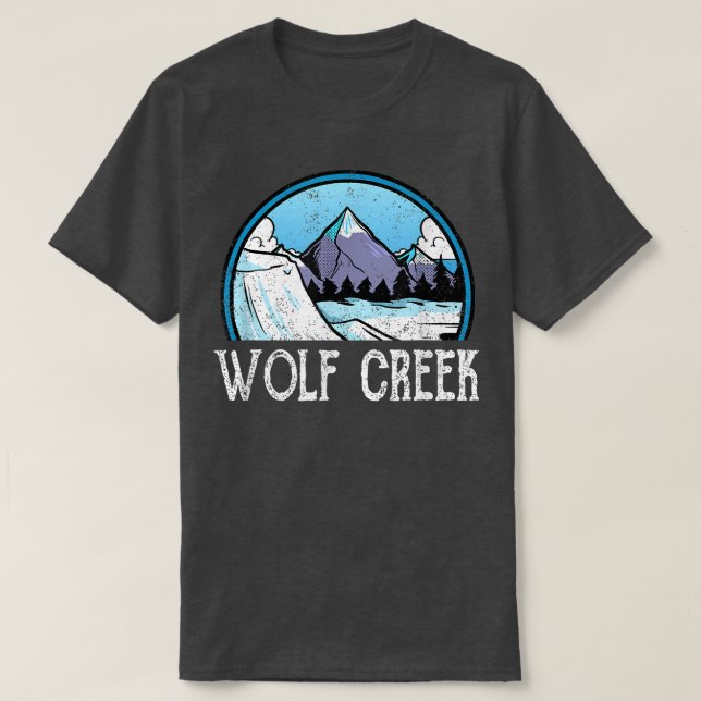 Snowboarder Snowboarding Oregon Wolf Creek Skier S T-Shirt (Design Front)