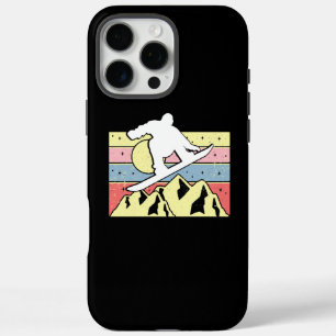 Snowboarder Snowboarding Snowboard Retro iPhone 16 Pro Max Case