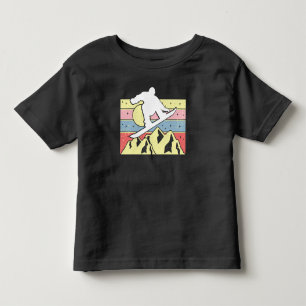 Snowboarder Snowboarding Snowboard Retro Toddler T-Shirt