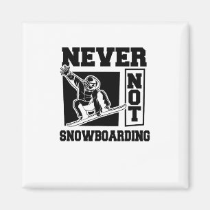 Snowboarder Snowboarding - Winter Sports Snowboard Magnet