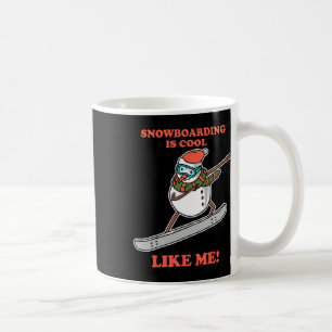 Snowboarder Snowman Snowboard Snowboarding  Coffee Mug