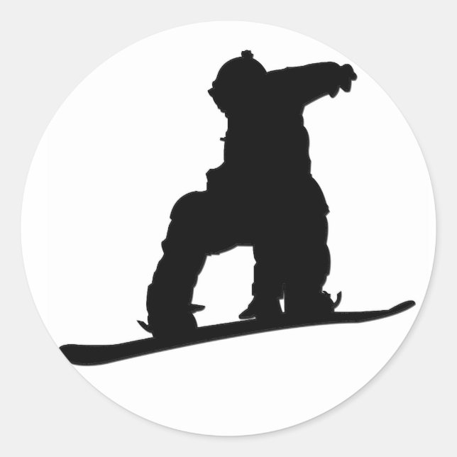 Snowboarder Sticker (Front)