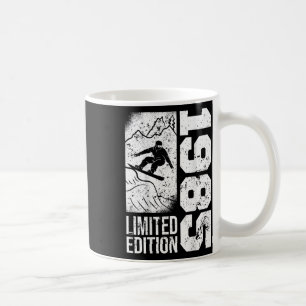Snowboarder Vintage 1985 Birthday Snowboarding Sno Coffee Mug