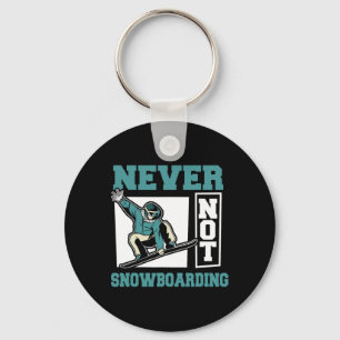 Snowboarder Winter Sports Snowboarding - Snowboard Key Ring