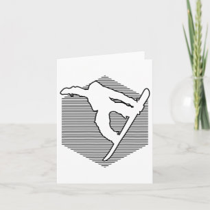Snowboarder Women's Snowboard Men's Snowboarding Card