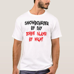 Snowboarder Zombie Slayer T-Shirt