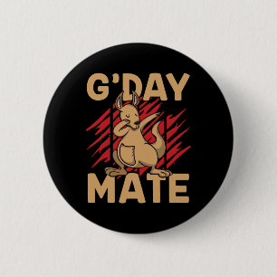 Snowboarding 1 6 cm round badge