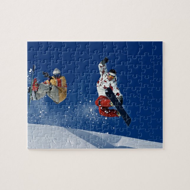 Snowboarding 8 jigsaw puzzle (Horizontal)