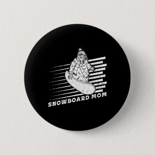 Snowboarding Activity Outdoor Mountain Skiing Recr 6 Cm Round Badge