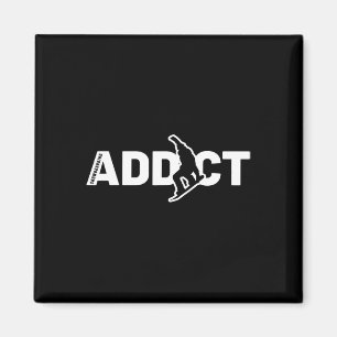 Snowboarding Addict Products Apparel Gear Snowboar Magnet
