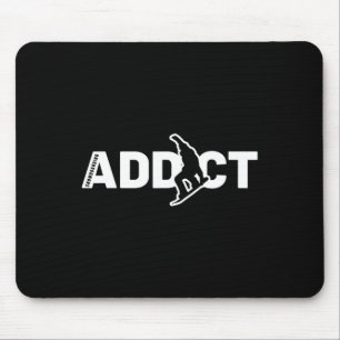 Snowboarding Addict Products Apparel Gear Snowboar Mouse Pad