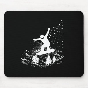 Snowboarding Adventure Winter Sports Design For Me Mouse Pad