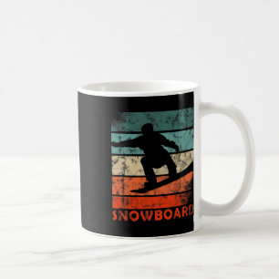 Snowboarding Air On Powder Day Snowboarder Vintage Coffee Mug