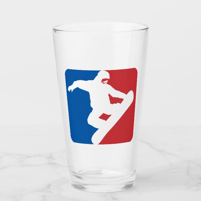 Snowboarding All Star Glass (Front)