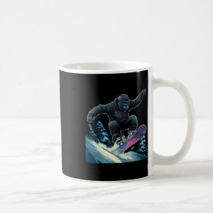 Snowboarding Animals- Gorilla On A Snowboard Snowb Coffee Mug