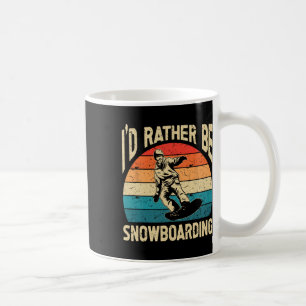Snowboarding Art Men Snowboard Winter Cool Snowboa Coffee Mug