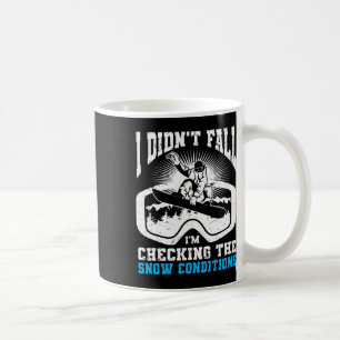Snowboarding Art Men Snowboard Winter Cool Snowboa Coffee Mug