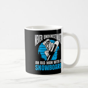 Snowboarding Art Men Snowboard Winter Cool Snowboa Coffee Mug