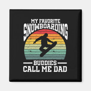 Snowboarding Art Men Snowboard Winter Cool Snowboa Magnet