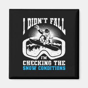 Snowboarding Art Men Snowboard Winter Cool Snowboa Magnet