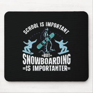 Snowboarding Art Men Snowboard Winter Cool Snowboa Mouse Pad