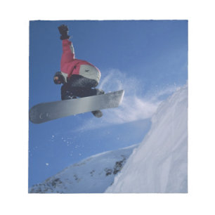Snowboarding at Snowbird Resort, Utah (MR) Notepad