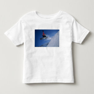 Snowboarding at Snowbird Resort, Utah (MR) Toddler T-Shirt