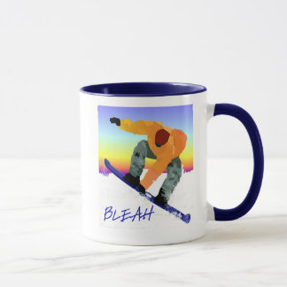 Snowboarding Bleah Mug