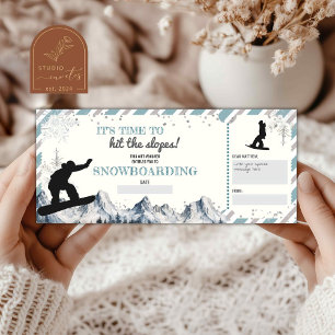 Snowboarding Christmas Gift Voucher