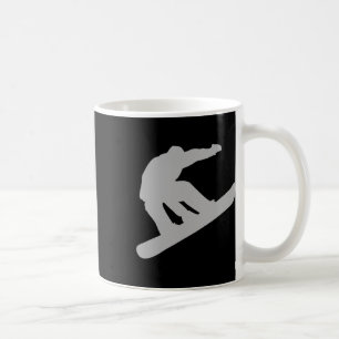Snowboarding coffee mug