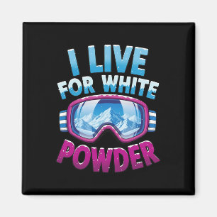 Snowboarding Cool Snowboarder Skiing Winter Vacati Magnet