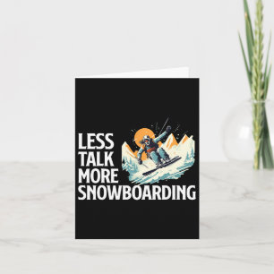 Snowboarding Costume Snow Fan Snowboarding Ski Mou Card