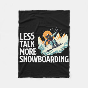 Snowboarding Costume Snow Fan Snowboarding Ski Mou Fleece Blanket