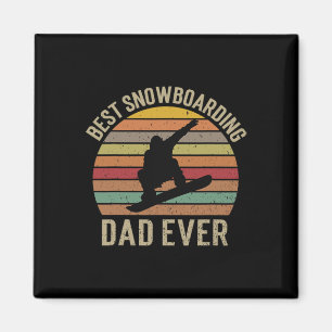 Snowboarding Dad Just Like Normal Dad Much Cooler  Magnet