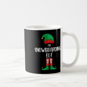 Snowboarding Elf Christmas Party Matching Family G Coffee Mug