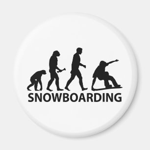 Snowboarding Evolution Magnet