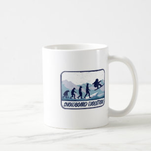 Snowboarding Evolution Ride The Shifting Slopes Coffee Mug