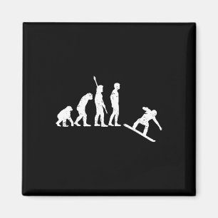 Snowboarding Evolution - Snowboard Magnet