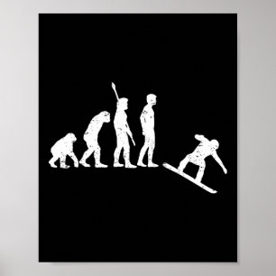 Snowboarding Evolution - Snowboard Poster