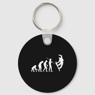 Snowboarding Evolution T Shirt For Men Key Ring