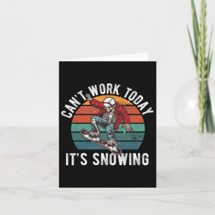 Snowboarding For Men Women Boys Snowboarder Snowbo Card