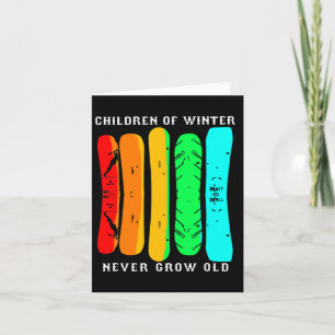 Snowboarding Funny Snowboard  Card