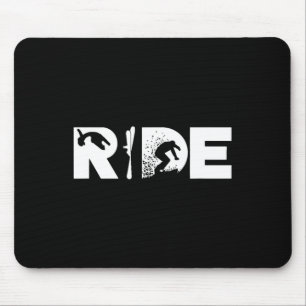 Snowboarding Funny Snowboard Snowboarder  Mouse Pad