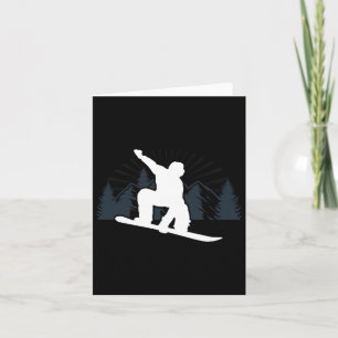 Snowboarding Gifts For Men Kids Boys Cool Snowboar Card
