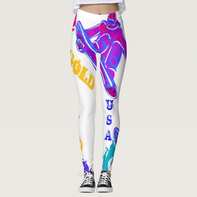 SNOWBOARDING  LEGGINGS (Front)