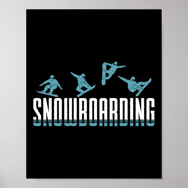 Snowboarding Men  Poster (Front)