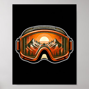 Snowboarding Mountain Snowboard Extreme Sport Snow Poster