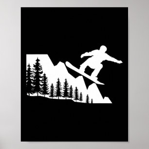 Snowboarding Mountain Winter Sports Adventure Snow Poster