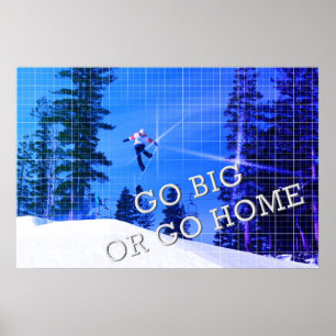 Snowboarding poster