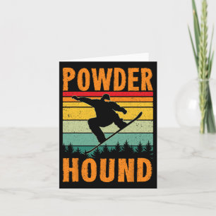 Snowboarding - Powder Hound Card